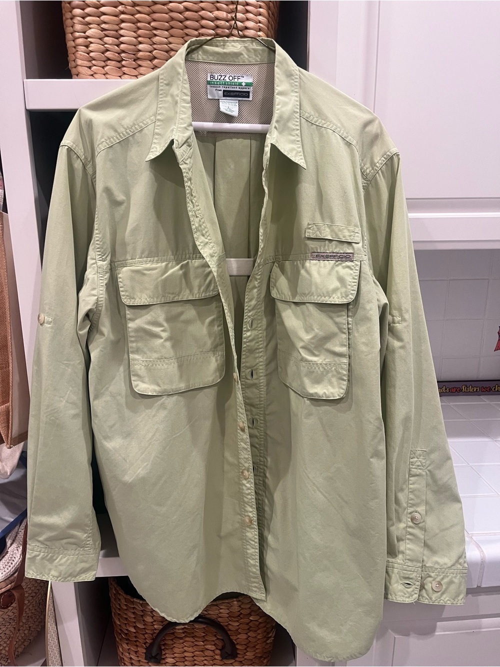 Exofficio Light Green Men's Field Jacket